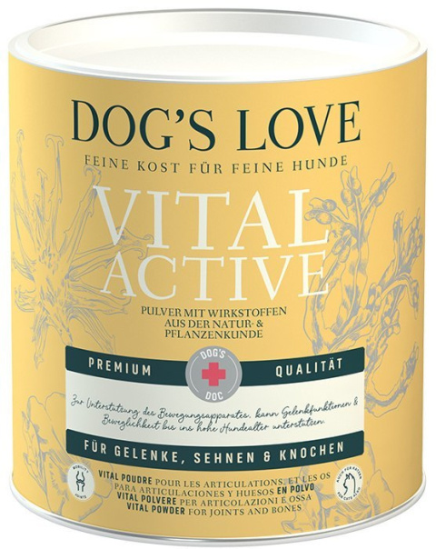 DOG'S LOVE DOC VITAL Active - preparat na stawy i kości dla psa 500g DOG'S LOVE DOC VITAL Active - preparat na stawy i kości dla psa 500g