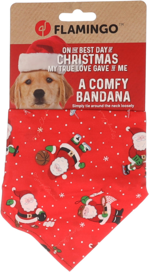 Flamingo Świąteczna bandana dla psa Flamingo Świąteczna bandana dla psa