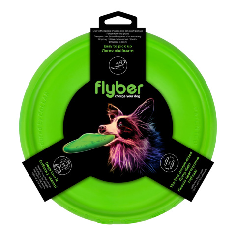 FLYBER latający dwustronny dysk dla psa Frisbee średnica 22 cm