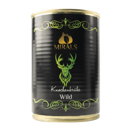 MIRALS Knochenbrühe Wild - bulion kolagenowy z kości dziczyzny 400ml