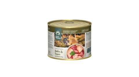 PURE NATURE CAT Huhn Fasan - kurczak z bażantem 200g PURE NATURE CAT Huhn Fasan - kurczak z bażantem 200g