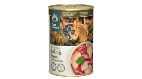 PURE NATURE CAT Huhn Fasan - kurczak z bażantem 400g PURE NATURE CAT Huhn Fasan - kurczak z bażantem 400g