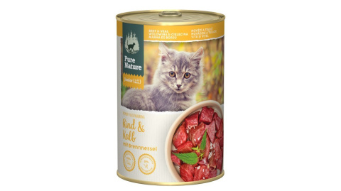 PURE NATURE CAT Junior Rind Kalb - wołowina z cielęciną 400g