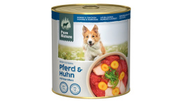 PURE NATURE DOG Pferd Huhn - konina i kurczak z marchewką i algami 800g