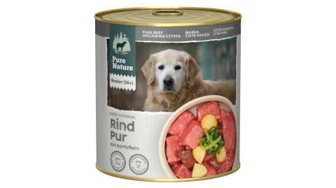 PURE NATURE DOG Senior Rind Pur wołowina z ziemniakami i algami dla seniora 800g PURE NATURE DOG Senior Rind Pur wołowina z ziemniakami i algami dla seniora 800g