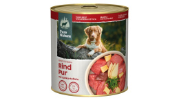 PURE NATURE DOG Rind Pur - wołowina z batatami i jabłkami 800g