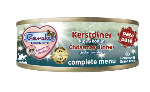 RENSKE CAT CHRISTMAS DINNER - kurczak z królikiem 70g