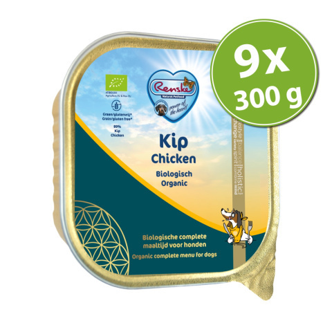 Renske Dog BIO kurczak 9x300 g Renske Dog BIO kurczak 9x300 g