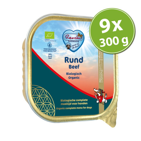 Renske Dog BIO wołowina 9x300 g Renske Dog BIO wołowina 9x300 g