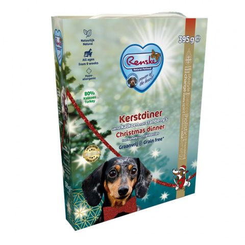 Renske Dog CHRISTMAS DINNER - indyk bez zbóż 395 g