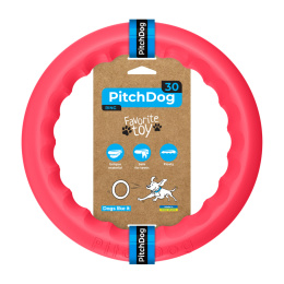 Ring dla psa Puller PitchDog 28' różowy