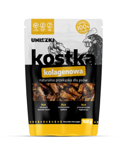 Uniszki Kostka kolagenowa 100g Przysmak dla psa