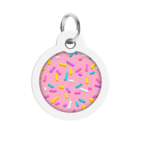 WAUDOG Zawieszka okragła z identyfikatotem QR GPS metalowa MARSHMELLOW 30mm WAUDOG Zawieszka okragła z identyfikatotem QR GPS metalowa MARSHMELLOW 30mm