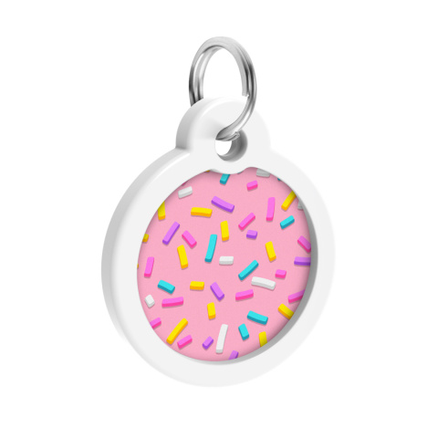 WAUDOG Zawieszka okragła z identyfikatotem QR GPS metalowa MARSHMELLOW 30mm WAUDOG Zawieszka okragła z identyfikatotem QR GPS metalowa MARSHMELLOW 30mm