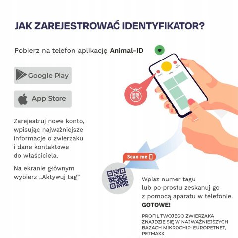 WAUDOG Zawieszka z identyfikatotem QR GPS metalowa Lilie Wodne WAUDOG Zawieszka z identyfikatotem QR GPS metalowa Lilie Wodne