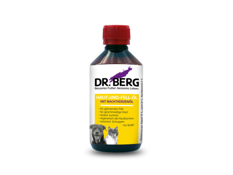 DR. BERG „Skóra i sierść" z olejem z wiesiołka 250 ml DR. BERG „Skóra i sierść" z olejem z wiesiołka 250 ml