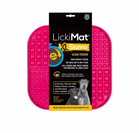 Mata Lickimat SLOMO XL różowa Mata Lickimat SLOMO XL różowa