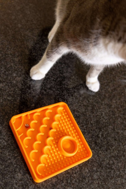 Mata Lickimat CATSTER dla kota pomarańczowa
