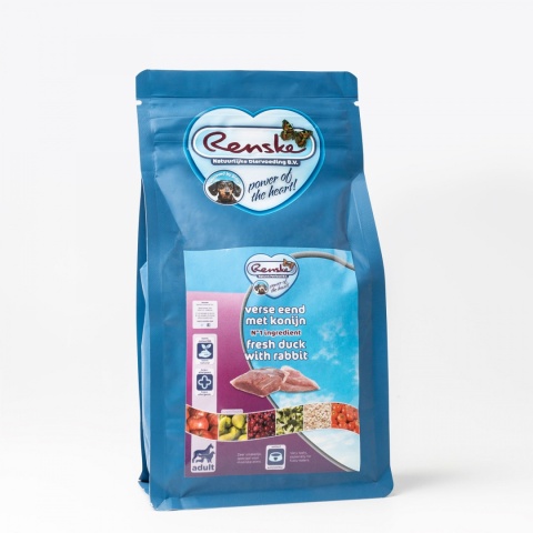 Renske Adult Dog fresh duck and rabbit - świeża kaczka i królik 600 g Renske Adult Dog fresh duck and rabbit - świeża kaczka i królik 600 g