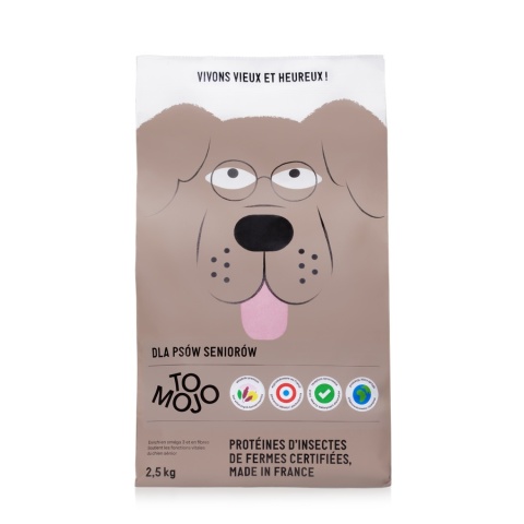 TOMOJO Senior - karma z bialka owadów dla starszych psów 2,5 kg TOMOJO Senior - karma z bialka owadów dla starszych psów 2,5 kg