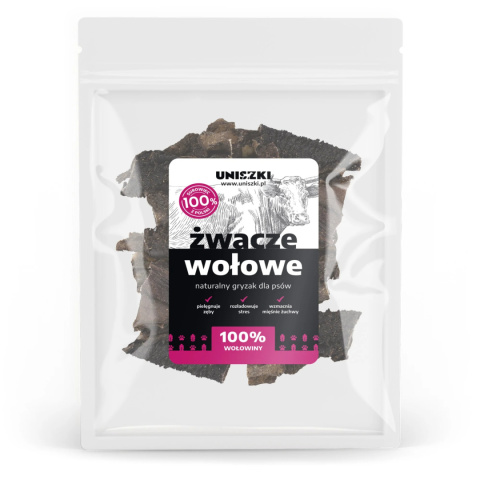Uniszki Żwacze wołowe 100g Uniszki Żwacze wołowe 100g