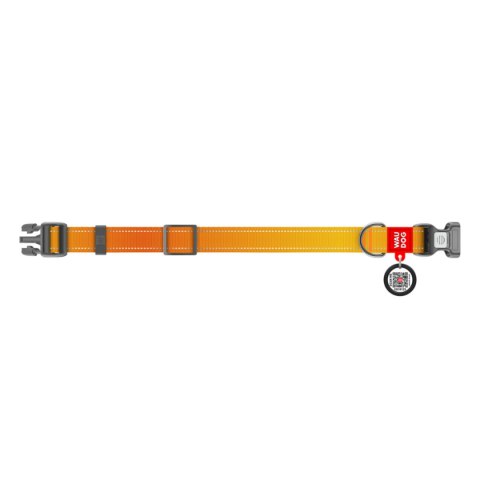 WAUDOG Obroża dla psa Nylon Mono M 28-40 cm Pomarańczowy WAUDOG Obroża dla psa Nylon Mono M 28-40 cm Pomarańczowy