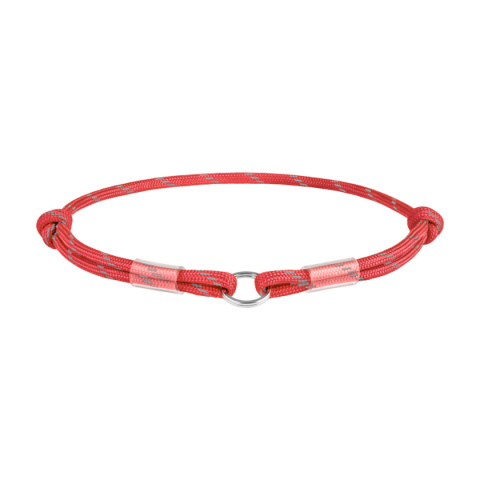 WAUDOG Obroża sznurkowa do zawieszki z identyfikatorem , odblaskowa dł . 25-45 cm CZERWONY WAUDOG Obroża sznurkowa do zawieszki z identyfikatorem , odblaskowa dł . 25-45 cm CZERWONY