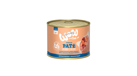 WOW CAT Huhn Lachs - kurczak z łososiem dla dorosłych kotów 200g WOW CAT Huhn Lachs - kurczak z łososiem dla dorosłych kotów 200g