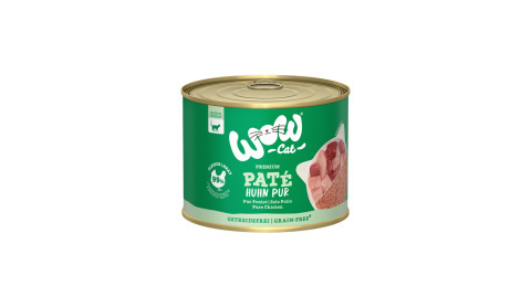 WOW CAT Huhn Pur - kurczak dla dorosłych kotów 200g WOW CAT Huhn Pur - kurczak dla dorosłych kotów 200g