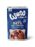 WOW CAT Senior Wild Kaninchen - dziczyzna z królikiem dla kota seniora 125g