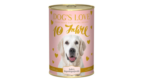 DOG'S LOVE Kalb - cielęcina z pstrągiem i jabłkiem 400g