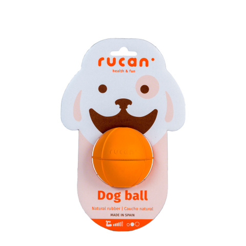 RUCAN BALL Medium Orange - średnio twarda, pomarańczowa PIŁKA na przysmaki dla psa RUCAN BALL Medium Orange - średnio twarda, pomarańczowa PIŁKA na przysmaki dla psa