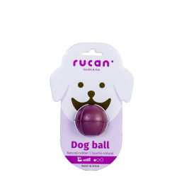 RUCAN BALL Small Purple - twarda, fioletowa PIŁKA na przysmaki dla psa
