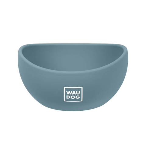 WAUDOG Miska silikonowa 250 ml Szara - dla małego psa i kota WAUDOG Miska silikonowa 250 ml Szara - dla małego psa i kota