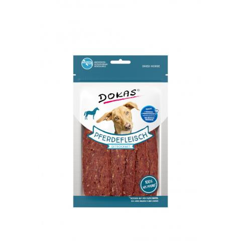 DOKAS Paski mięsne Konina 60g DOKAS Paski mięsne Konina 60g