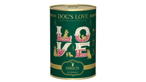 DOG'S LOVE Winter Menu Hirsch - mięso jelenia z kasztanami 400g DOG'S LOVE Winter Menu Hirsch - mięso jelenia z kasztanami 400g