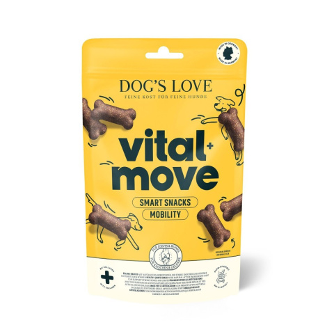 DOG'S LOVE VITAL+ Move Mobility - mocne stawy przysmaki funkcjonalne dla psa 150g DOG'S LOVE VITAL+ Move Mobility - mocne stawy przysmaki funkcjonalne dla psa 150g