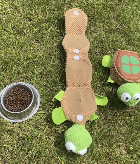 PetGang ŻÓŁW zabawka dla psa na smaczki DŁUGI pluszowy 64cm PetGang ŻÓŁW zabawka dla psa na smaczki DŁUGI pluszowy 64cm