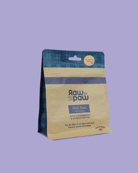 RAW for PAW Pork - wieprzowina liofilizowane przysmaki 50g RAW for PAW Pork - wieprzowina liofilizowane przysmaki 50g