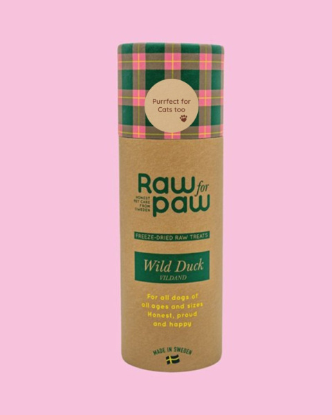 RAW for PAW WILD Duck - dzika kaczka liofilizowane przysmaki 45g RAW for PAW WILD Duck - dzika kaczka liofilizowane przysmaki 45g