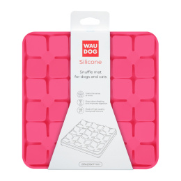 WAUDOG Silikonowa Mata do suchej karmy 20 x 20 x 1,7 cm Różowy