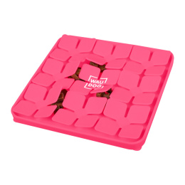 WAUDOG Silikonowa Mata do suchej karmy 20 x 20 x 1,7 cm Różowy