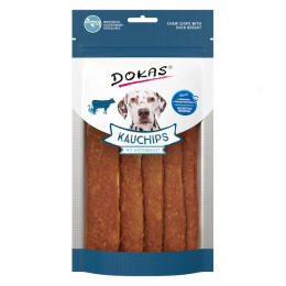 DOKAS Chipsy z kaczki i wołowiny 175g Przysmak dla psa
