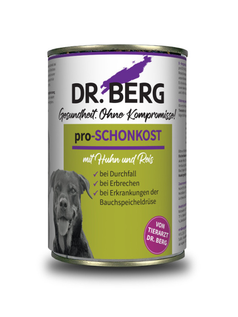Dr. BERG Pro-SCHONKOST NOWY SKŁAD - jelita, żołądek, trzustka - karma dietetyczna dla psa 400g Dr. BERG Pro-SCHONKOST NOWY SKŁAD - jelita, żołądek, trzustka - karma dietetyczna dla psa 400g