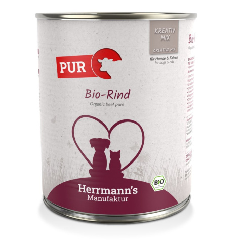 HERRMANN'S MANUFAKTUR Kreativ Mix Bio Rind - 100% wołowina ekologiczna 800g HERRMANN'S MANUFAKTUR Kreativ Mix Bio Rind - 100% wołowina ekologiczna 800g