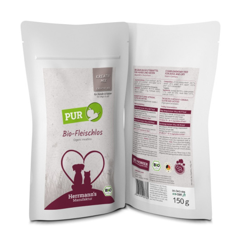 HERRMANN'S MANUFAKTUR Kreativ Mix Bio Fleischlos - karma bezmięsna ekologiczna 150g HERRMANN'S MANUFAKTUR Kreativ Mix Bio Fleischlos - karma bezmięsna ekologiczna 150g