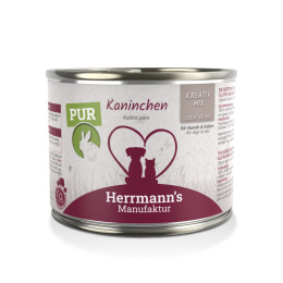 HERRMANN'S MANUFAKTUR Kreativ Mix Kaninchen Pur - 100% królik 200g