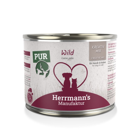 HERRMANN'S MANUFAKTUR Kreativ Mix Wild - 100% dziczyzna 200g HERRMANN'S MANUFAKTUR Kreativ Mix Wild - 100% dziczyzna 200g