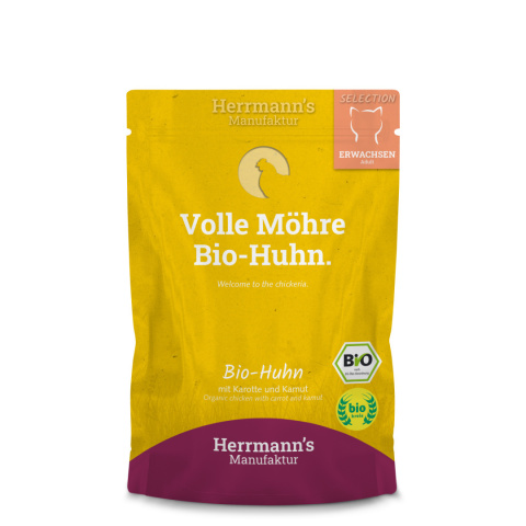 HERRMANN'S Selection Cat Bio Huhn - bio kurczak (100g) HERRMANN'S Selection Cat Bio Huhn - bio kurczak (100g)