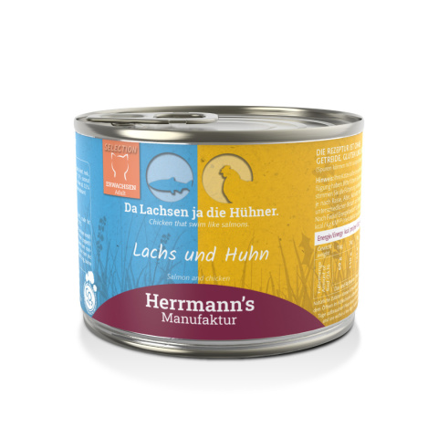 HERRMANN'S Selection Cat Lachs Huhn - łosoś i bio kurczak (200g) HERRMANN'S Selection Cat Lachs Huhn - łosoś i bio kurczak (200g)